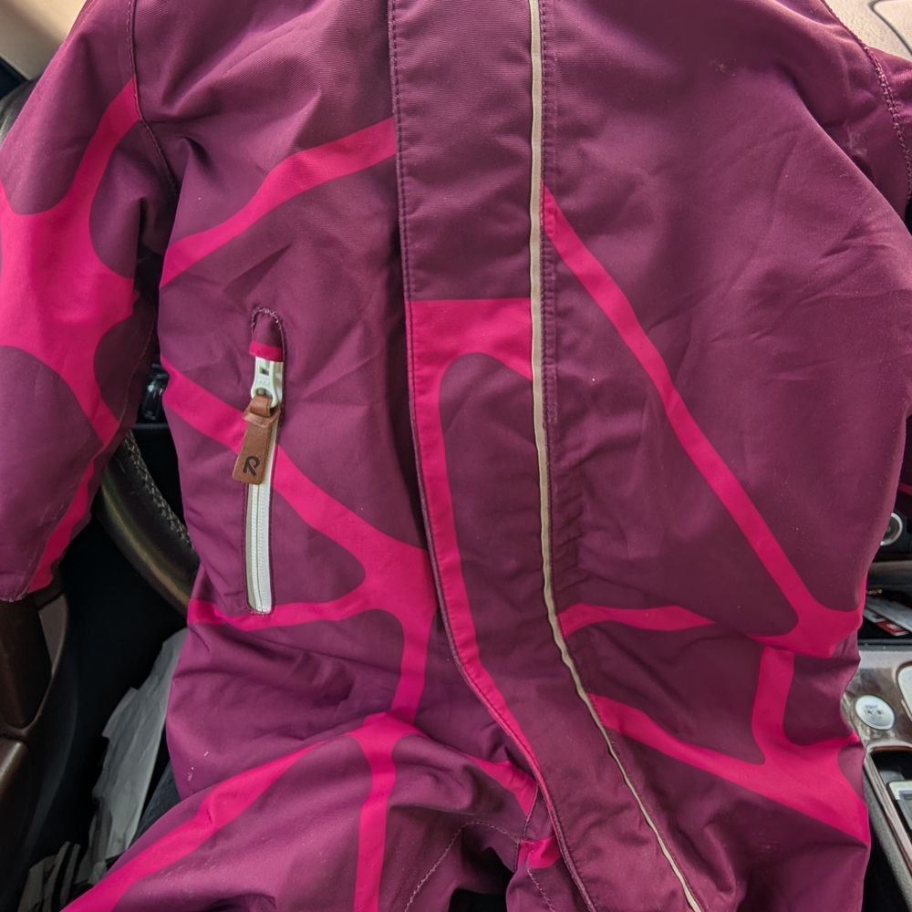 Kids Pink and Purple Puffer Jacket
